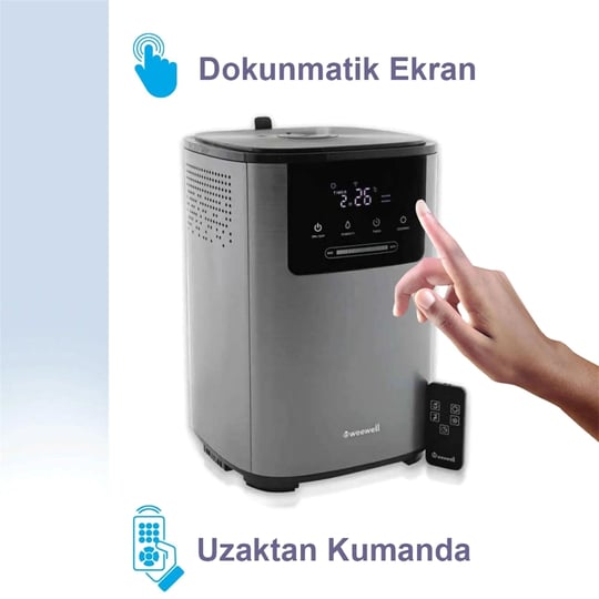 Weewell Iyonizerli Sıcak ve Soğuk Akıllı Buhar Makinesi WHC752R