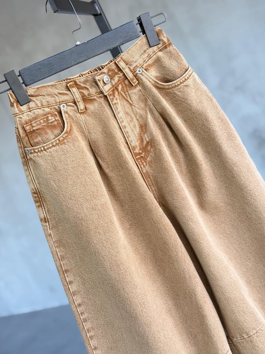 ÖN SİPARİŞE AÇILMIŞTIR...Vintage Balon Model Denim Pantolon(Karamel)