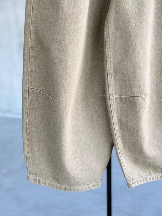 ÖN SİPARİŞE AÇILMIŞTIR...Vintage Balon Model Denim Pantolon(Olive)