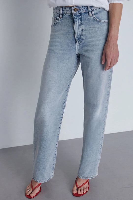 Açık Mavi Courtney Straight  Jean
