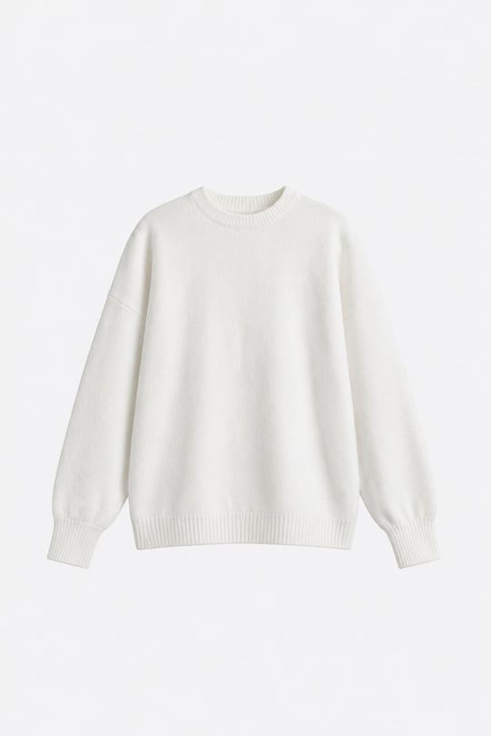 Ekru Bella Oversize Kazak