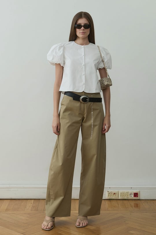 Beth Balloon Sleeve Shirt