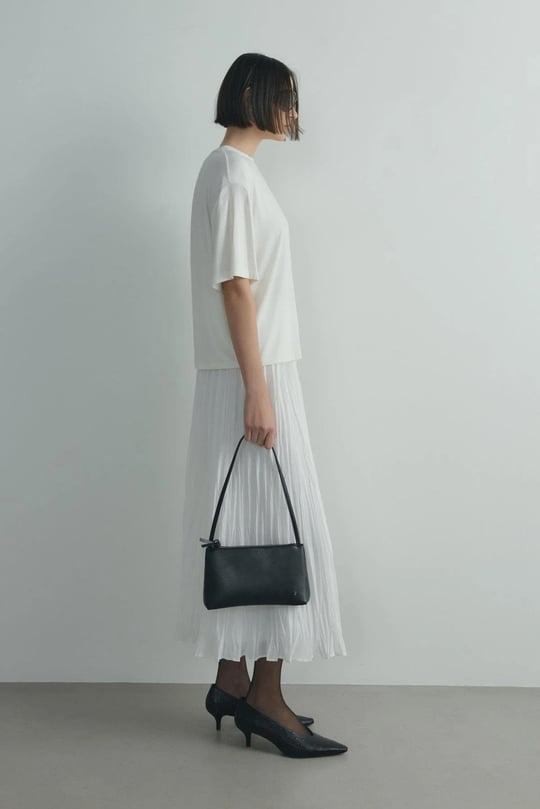 Ekru Donette Piliseli Etek