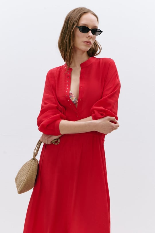 Dore Nickel Hardware Dress