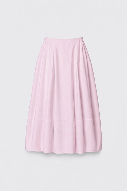 Pembe Mila Poplin Balon Etek