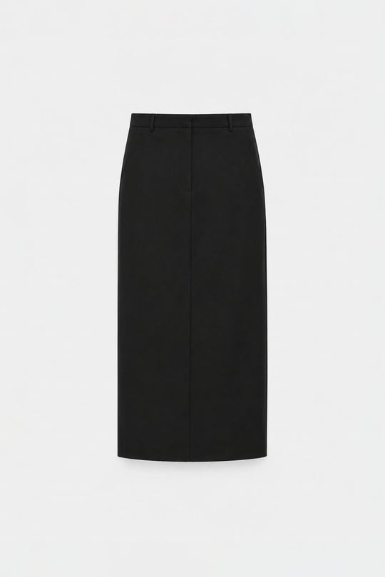 Siyah Mina Maxi Etek