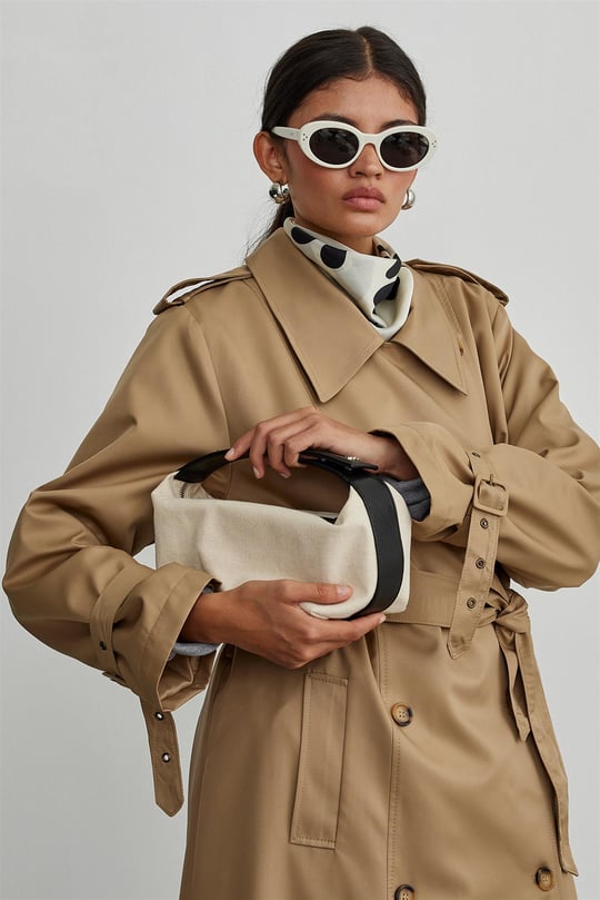 mm♡　AMERI DADDY MIDI TRENCH COAT Camel Dad Oversized Trench Coat | Suud Collection