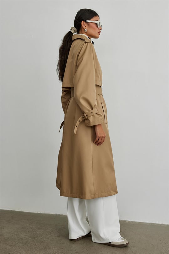 Camel Dad Oversized Trench Coat | Suud Collection Camel Dad Oversized Trench Coat | Suud Collection
