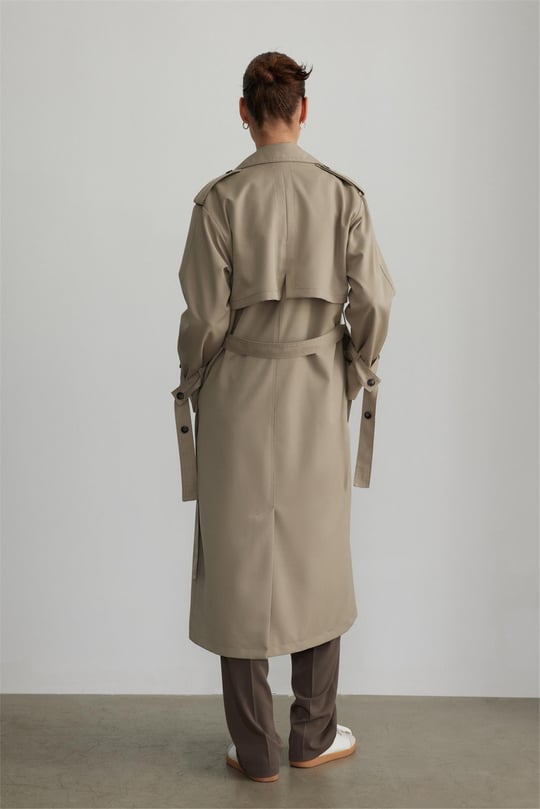 【着丈130cm】 80s super long coat 古着　Sullen 着丈130cm】 80s super long coat 古着 Sullen
