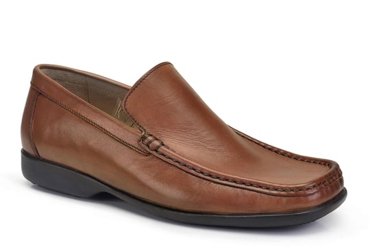 Taba Bağcıksız Günlük Loafer Erkek Ayakkabı