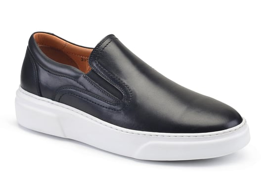 Siyah Bağcıksız Erkek Sneaker Ayakkabı