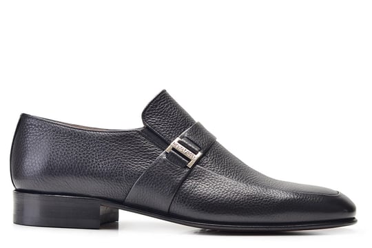 Siyah Klasik Loafer Kösele Erkek Ayakkabı -11889-