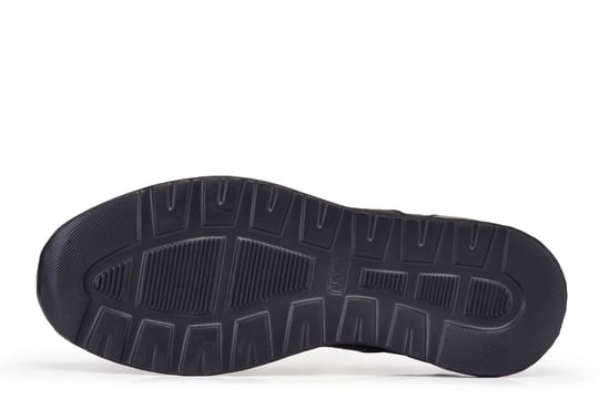 Siyah Cırtlı Erkek Sneaker Ayakkabı