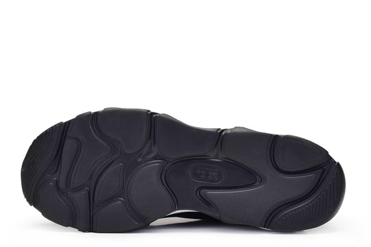 Hakiki Deri Siyah Erkek Sneaker Ayakkabı