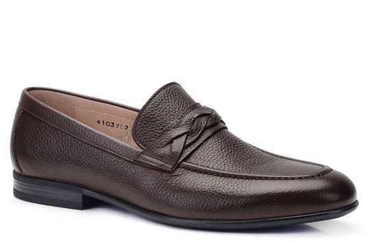 Kahverengi Hakiki Deri Günlük Erkek Loafer Ayakkabı