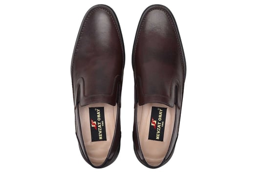Kahverengi Hakiki Deri Loafer Erkek Günlük Ayakkabı