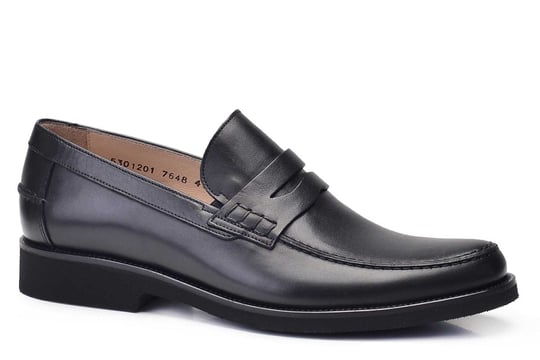 Siyah Hakiki Deri Günlük Erkek Loafer Ayakkabı