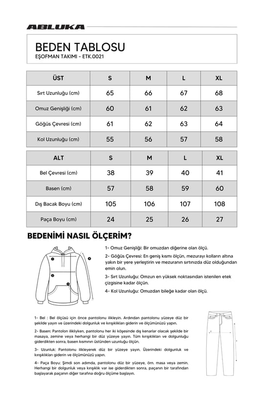 Erkek Oversize Şardonlu Fermuarlı Eşofman Takımı Siyah