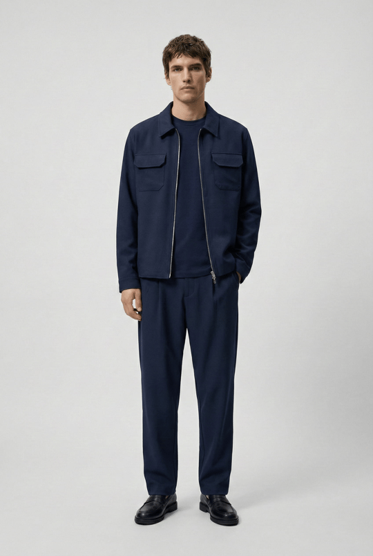 Erkek Relaxed Fit Yeni Nesil Takım Lacivert