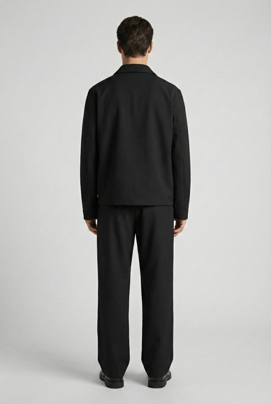 Erkek Relaxed Fit Yeni Nesil Takım Siyah