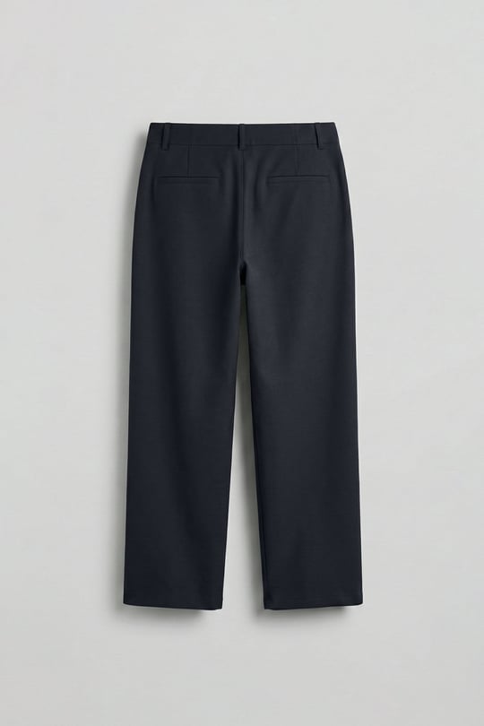 Erkek Smart Casual Bol Paça Relaxed Fit Pantolon Lacivert