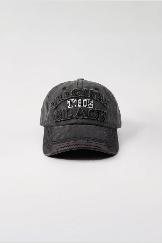 Unisex Original Nakışlı Yıkamalı Beyzbol Şapka Antrasit