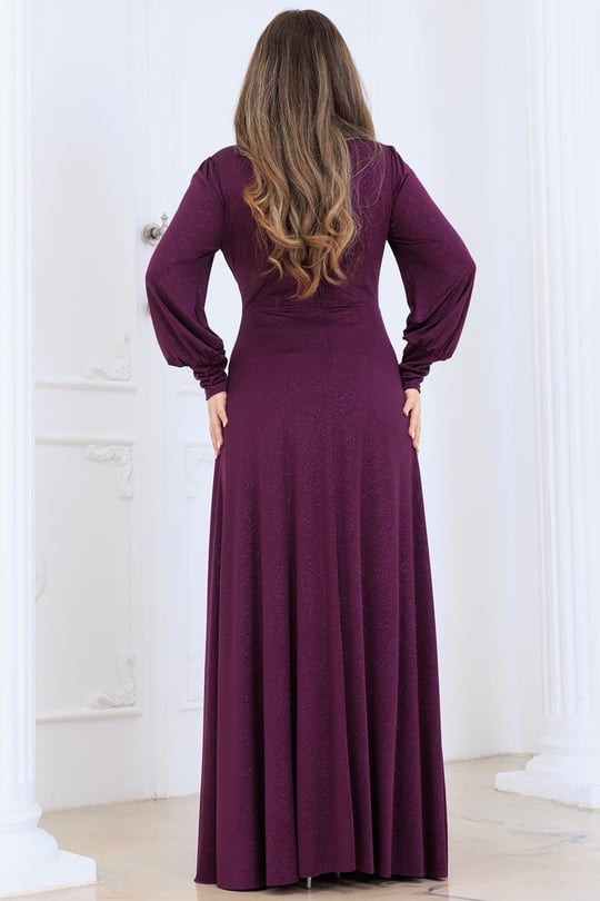 Elisa Tesettür Abiye Mürdüm