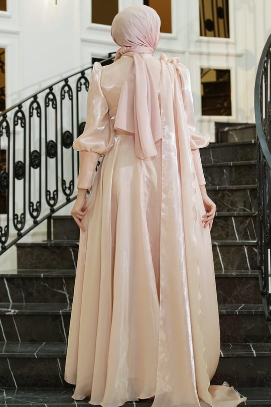 Maria Tesettür Abiye Pudra