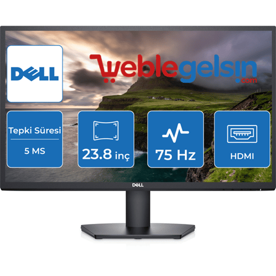 23.8 DELL SE2422H LED FHD 5MS 75HZ HDMI VGA