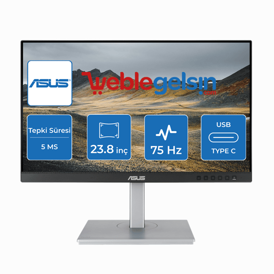 23.8 ASUS PA247CV FHD IPS 5MS 75HZ HDMI DP USB-C