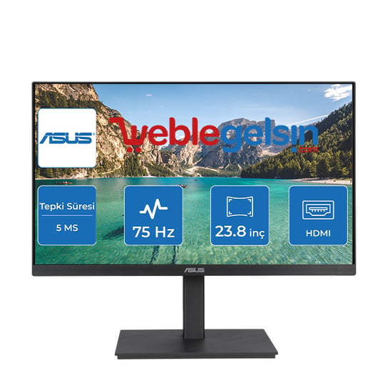 23.8 ASUS VA24EQSB FHD IPS 75HZ 5MS DP HDMI VGA