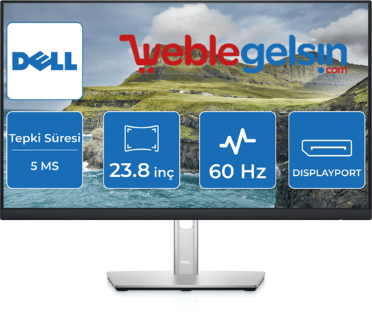 23.8 DELL P2422HE FHD IPS 5MS HDMI DP USB-C