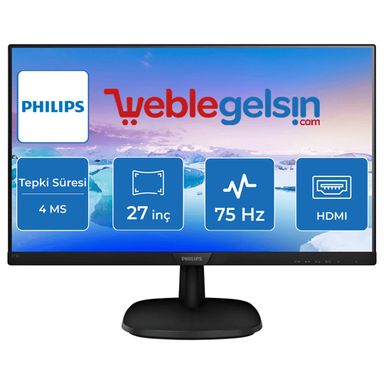 27 PHILIPS 273V7QJAB/01 IPS 4MS 75HZ HDMI DP VESA 