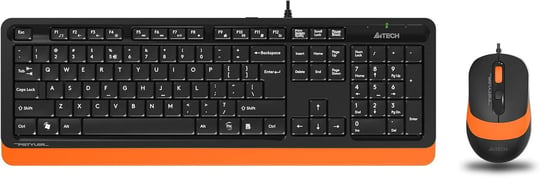 A4 TECH F1010 Q USB TURUNCU MM KLAVYE+OPTİK MOUSE