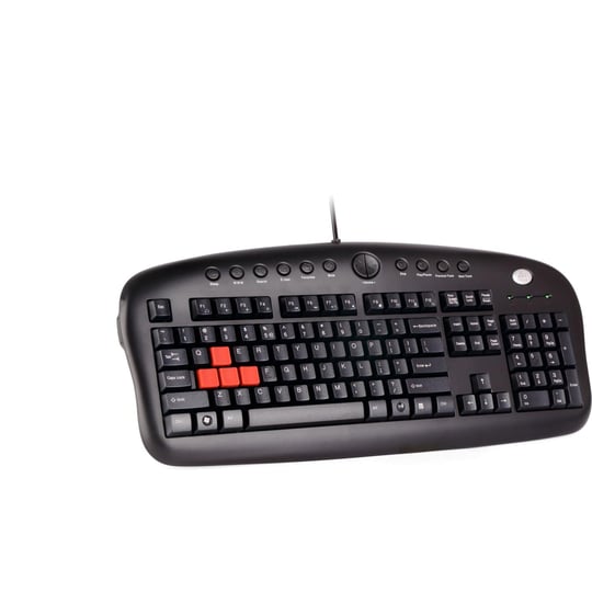 A4 TECH KB-28G MULTIMEDYA Q KLAVYE USB SİYAH
