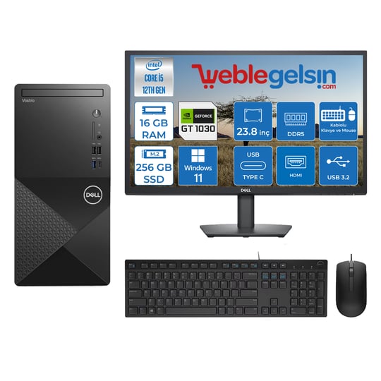 Dell Vostro 3030 MT Intel Core I5 12400 16GB DDR5 256GB SSD 23.8