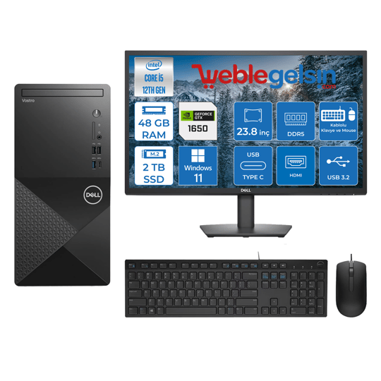 Dell Vostro 3030 MT Intel Core I5 12400 48GB DDR5 2TB SSD 23.8
