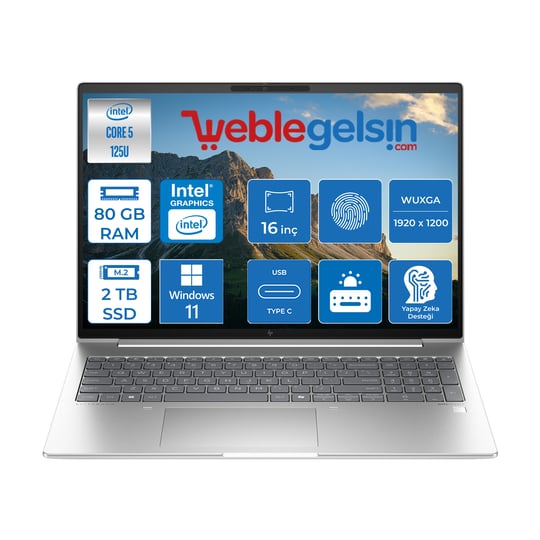 Elitebook 660 G11 Ultra5 125U 80GB DDR5 2TB SSD 16