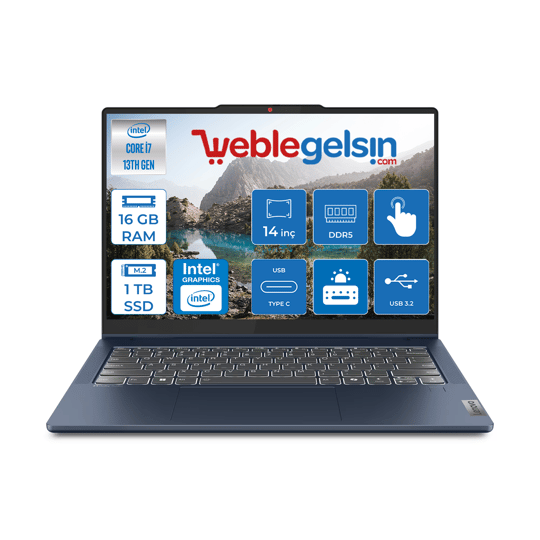 Ideapad Slim 5 Intel Core I7 13620H 16GB LpDDR5 1TB SSD Freedos 14