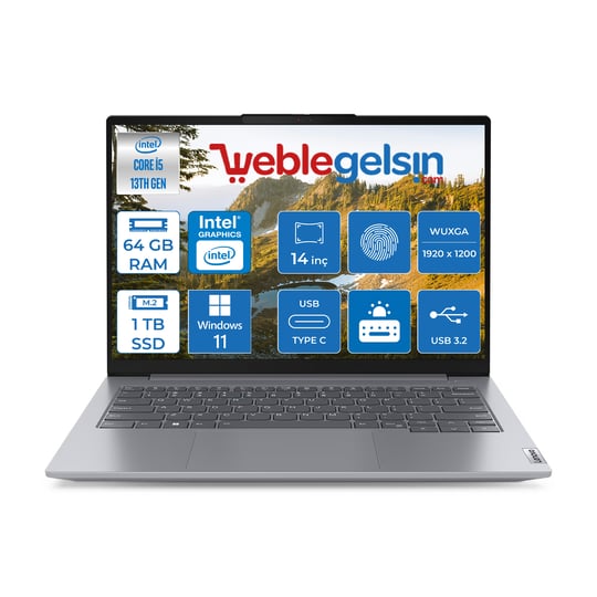 Lenovo Thinkbook 14 G6 Irl Intel Core I5 13420H 64GB DDR5 1TB SSD 14