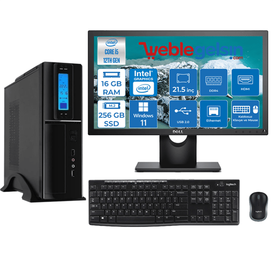 Zetta Flex Sff Intel Core i5 12400 16GB 256GB SSD 21.5