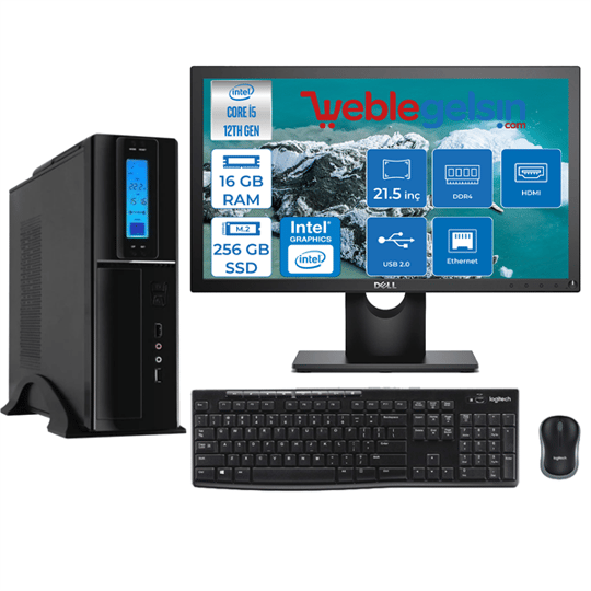 Zetta Flex Sff Intel Core i5 12400 16GB 256GB SSD 21.5