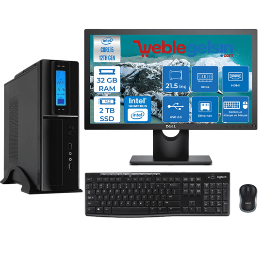Zetta Flex Sff Intel Core i5 12400 32GB 2TB SSD 21.5