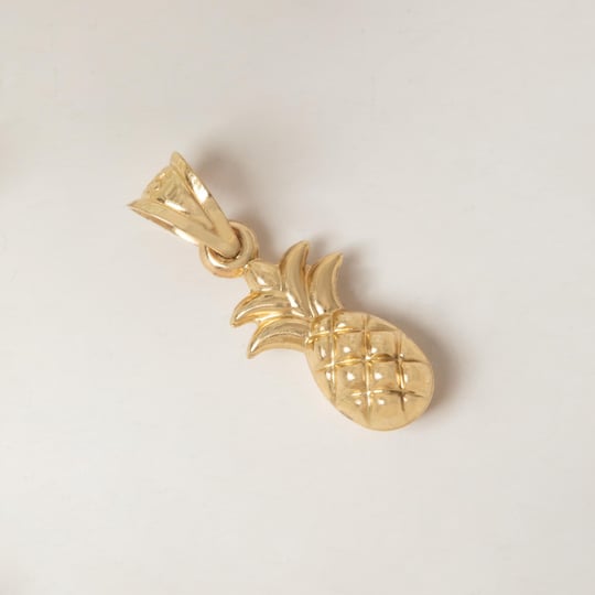 Ananas Figürlü Altın Kolye