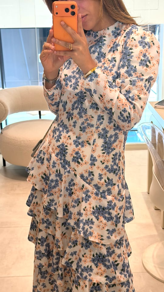 Fleura Mavi Elbise