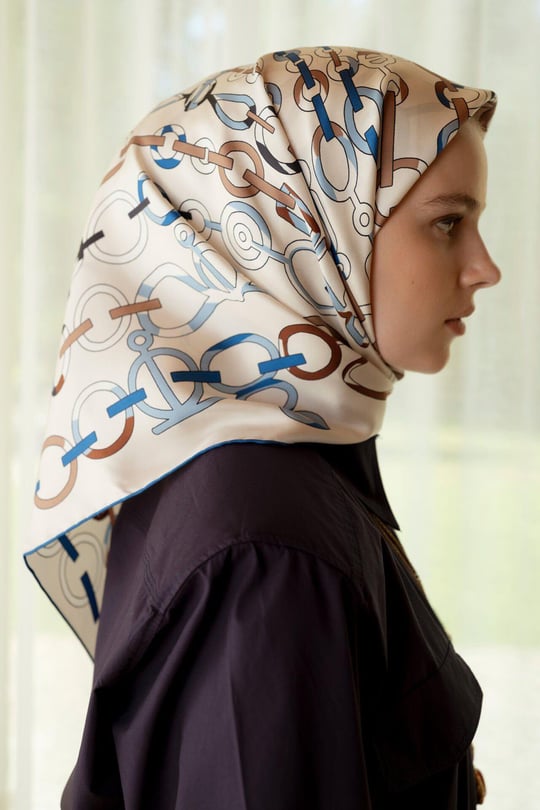 Harmony Blue Silk