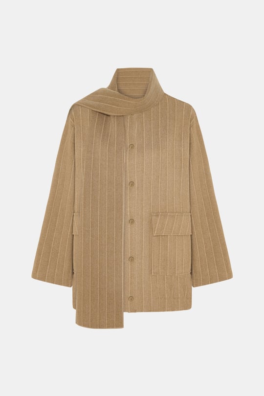 Koyu Bej Bomber Ceket