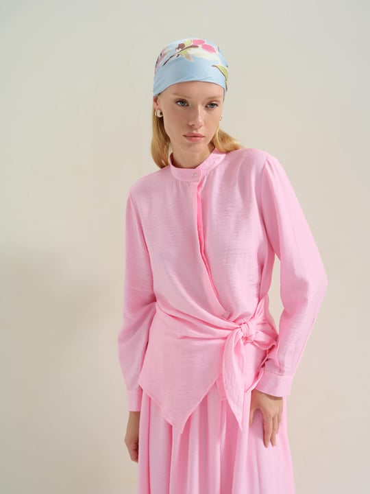 Pembe Muse Gömlek