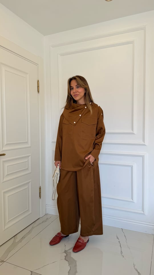 Line Karamel Pantolon
