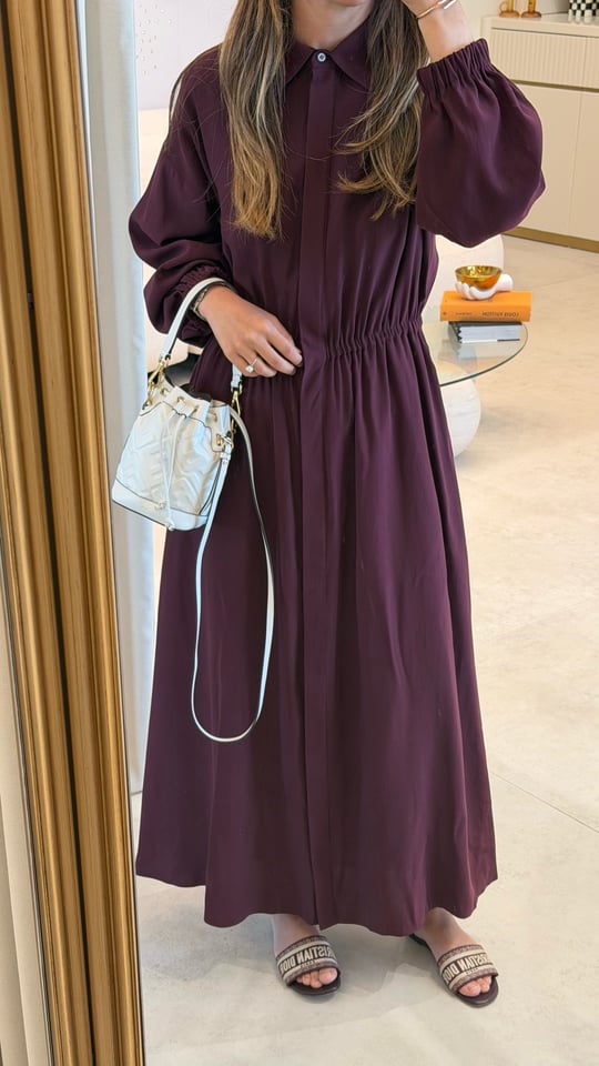 Sienna Bordo Elbise 